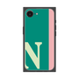 プレミアムスクエアケース［ オリジナル - initial color line - N green ］
