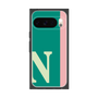 プレミアムスクエアケース［ オリジナル - initial color line - N green ］