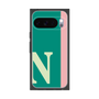 プレミアムスクエアケース［ オリジナル - initial color line - N green ］