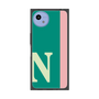 プレミアムスクエアケース［ オリジナル - initial color line - N green ］