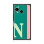プレミアムスクエアケース［ オリジナル - initial color line - N green ］