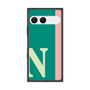 プレミアムスクエアケース［ オリジナル - initial color line - N green ］