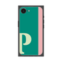 プレミアムスクエアケース［ オリジナル - initial color line - P green ］