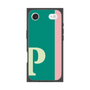 プレミアムスクエアケース［ オリジナル - initial color line - P green ］