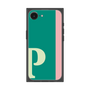 プレミアムスクエアケース［ オリジナル - initial color line - P green ］