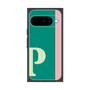 プレミアムスクエアケース［ オリジナル - initial color line - P green ］