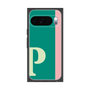 プレミアムスクエアケース［ オリジナル - initial color line - P green ］