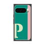 プレミアムスクエアケース［ オリジナル - initial color line - P green ］