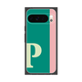 プレミアムスクエアケース［ オリジナル - initial color line - P green ］