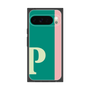 プレミアムスクエアケース［ オリジナル - initial color line - P green ］