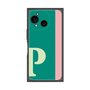 プレミアムスクエアケース［ オリジナル - initial color line - P green ］