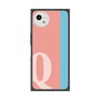プレミアムスクエアケース［ オリジナル - initial color line - Q pink ］
