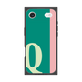 プレミアムスクエアケース［ オリジナル - initial color line - Q green ］