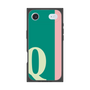プレミアムスクエアケース［ オリジナル - initial color line - Q green ］