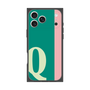 プレミアムスクエアケース［ オリジナル - initial color line - Q green ］