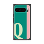 プレミアムスクエアケース［ オリジナル - initial color line - Q green ］