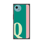 プレミアムスクエアケース［ オリジナル - initial color line - Q green ］