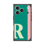 プレミアムスクエアケース［ オリジナル - initial color line - R green ］