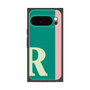 プレミアムスクエアケース［ オリジナル - initial color line - R green ］
