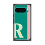 プレミアムスクエアケース［ オリジナル - initial color line - R green ］
