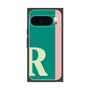 プレミアムスクエアケース［ オリジナル - initial color line - R green ］