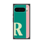 プレミアムスクエアケース［ オリジナル - initial color line - R green ］