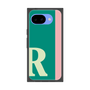 プレミアムスクエアケース［ オリジナル - initial color line - R green ］
