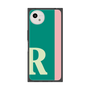 プレミアムスクエアケース［ オリジナル - initial color line - R green ］