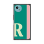 プレミアムスクエアケース［ オリジナル - initial color line - R green ］