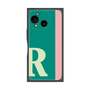 プレミアムスクエアケース［ オリジナル - initial color line - R green ］