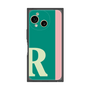 プレミアムスクエアケース［ オリジナル - initial color line - R green ］