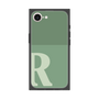 プレミアムスクエアケース［ オリジナル - initial two tone - R green ］