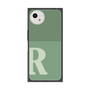 プレミアムスクエアケース［ オリジナル - initial two tone - R green ］