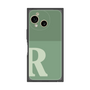 プレミアムスクエアケース［ オリジナル - initial two tone - R green ］