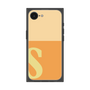 プレミアムスクエアケース［ オリジナル - initial two tone - S orange ］