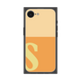 プレミアムスクエアケース［ オリジナル - initial two tone - S orange ］