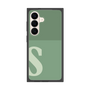 プレミアムスクエアケース［ オリジナル - initial two tone - S green ］
