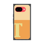 プレミアムスクエアケース［ オリジナル - initial two tone - T orange ］