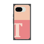 プレミアムスクエアケース［ オリジナル - initial two tone - T pink ］