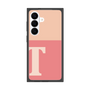 プレミアムスクエアケース［ オリジナル - initial two tone - T pink ］