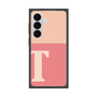 プレミアムスクエアケース［ オリジナル - initial two tone - T pink ］