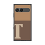 プレミアムスクエアケース［ オリジナル - initial two tone - T brown ］