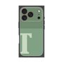 プレミアムスクエアケース［ オリジナル - initial two tone - T green ］