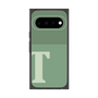 プレミアムスクエアケース［ オリジナル - initial two tone - T green ］