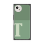 プレミアムスクエアケース［ オリジナル - initial two tone - T green ］