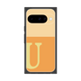 プレミアムスクエアケース［ オリジナル - initial two tone - U orange ］
