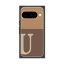 プレミアムスクエアケース［ オリジナル - initial two tone - U brown ］