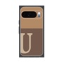 プレミアムスクエアケース［ オリジナル - initial two tone - U brown ］