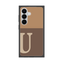 プレミアムスクエアケース［ オリジナル - initial two tone - U brown ］