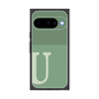 プレミアムスクエアケース［ オリジナル - initial two tone - U green ］
